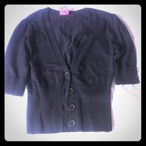 Form-fitting Cardigan Sweater